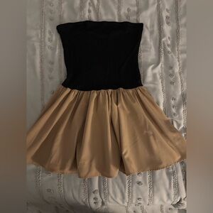 Black and Tan Dress By Commense